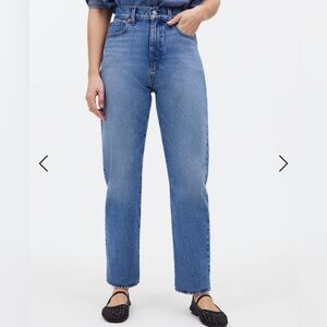 Madewell 90s Straight Crop Jeans Hazeldell Wash
